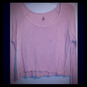 Pink long sleeve shirt